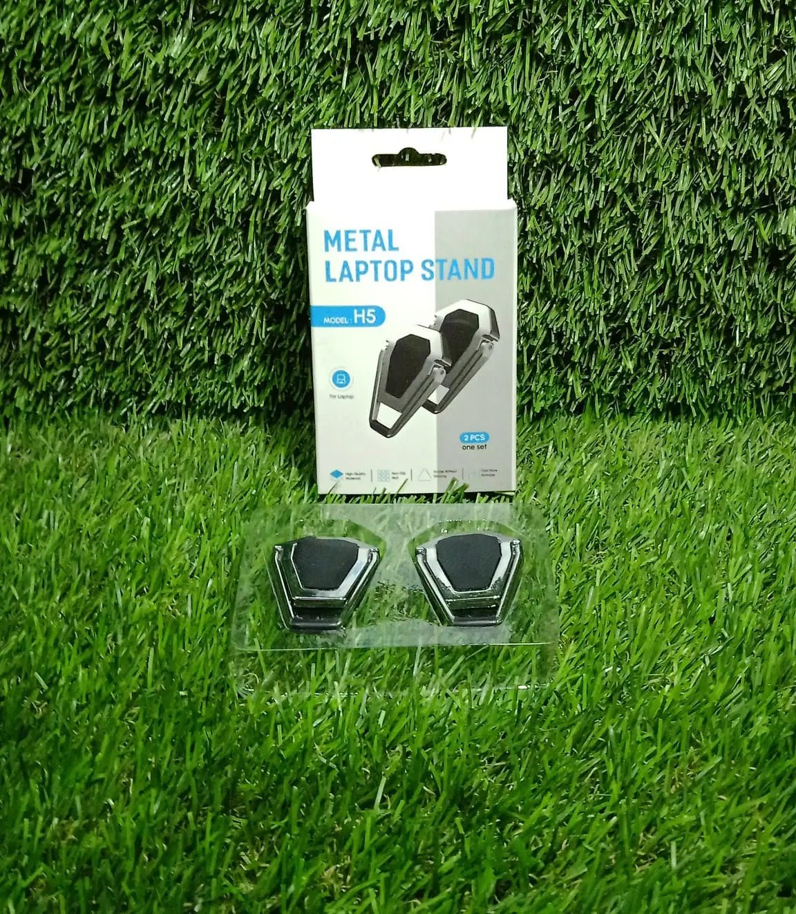 Mini Premium Metal Folding Portable Stand Compatible with Every Laptop, Keyboard and Tablet - infinityexculsivestore.com