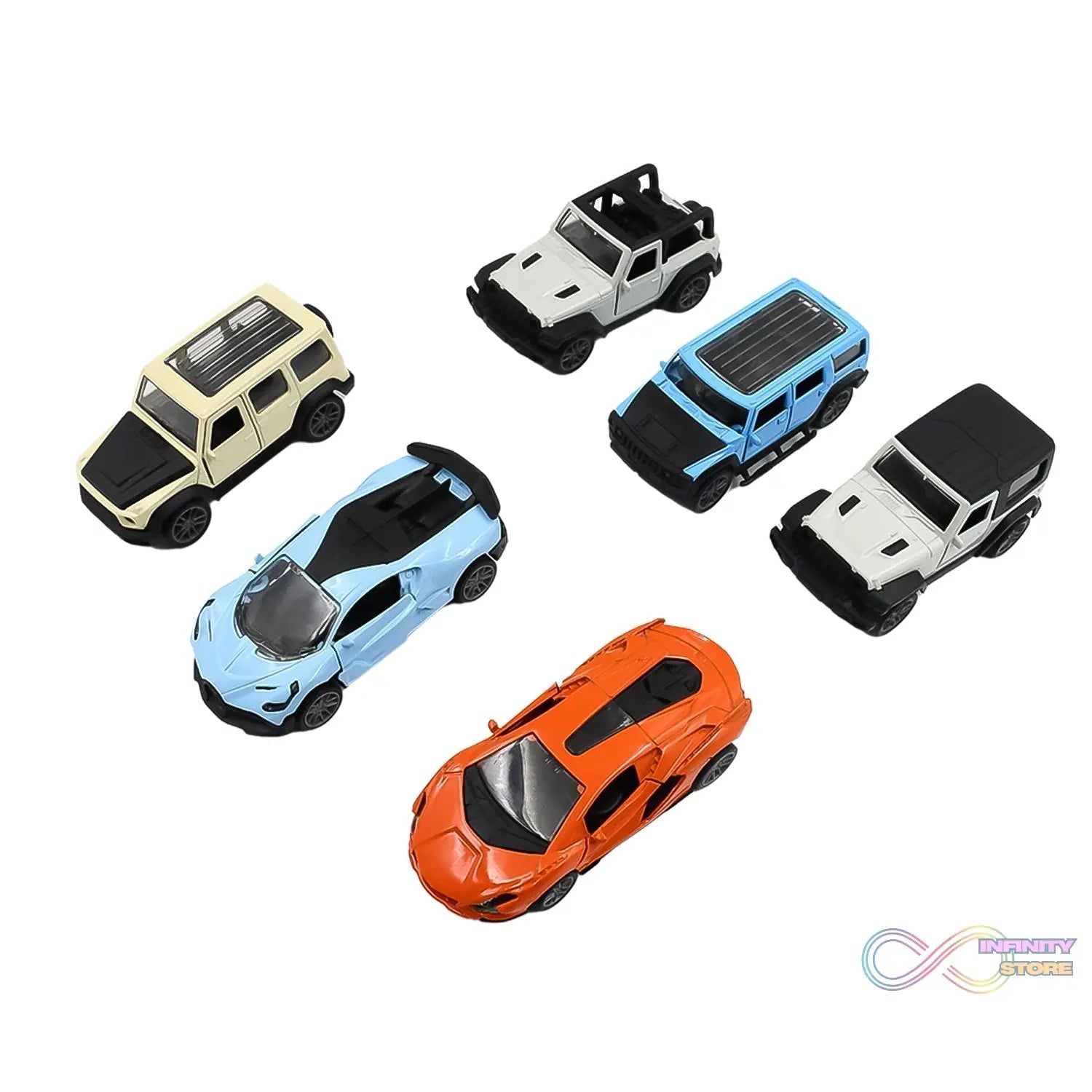 Mini Pull Back Car Widely Used By Kids (1 Pc / Mix Color / Design) - infinityexculsivestore.com