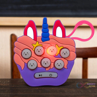 Mini Push Bubbles Game with Keychain & Music Game (1 Pc) - infinityexculsivestore.com