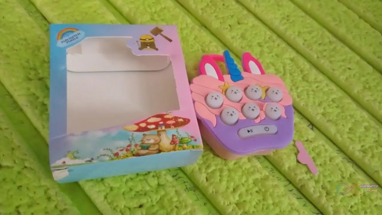 Mini Push Bubbles Game with Keychain & Music Game (1 Pc) - infinityexculsivestore.com