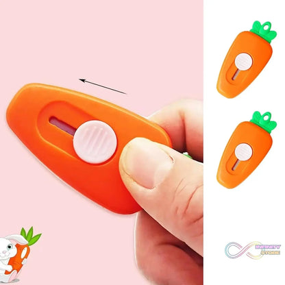 Mini Retractable Utility Knife Cute Style Box Cutter Back to School Supplies Portable Utility Pocket Knife (2 Pc) - infinityexculsivestore.com