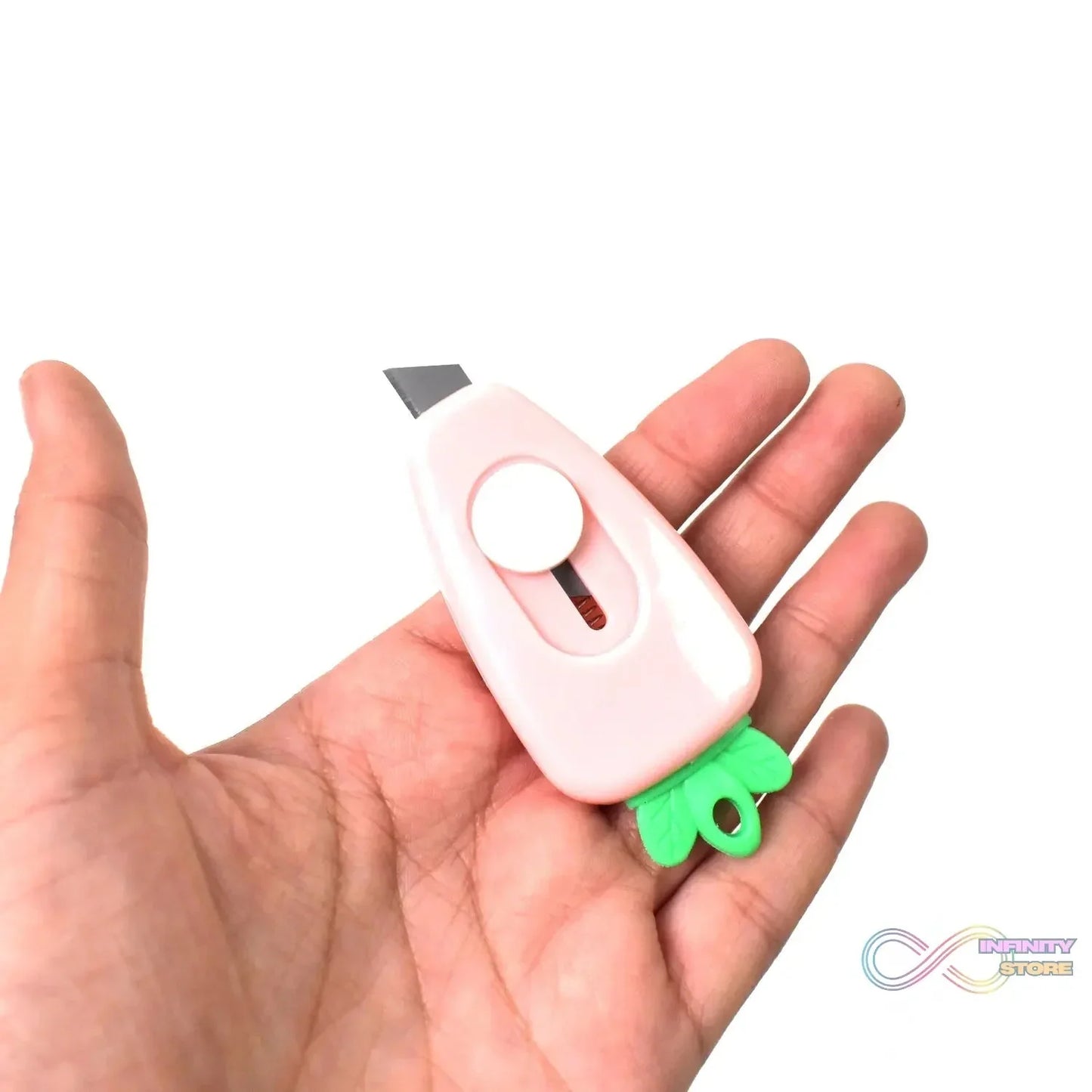 Mini Retractable Utility Knife Cute Style Box Cutter Back to School Supplies Portable Utility Pocket Knife (2 Pc) - infinityexculsivestore.com