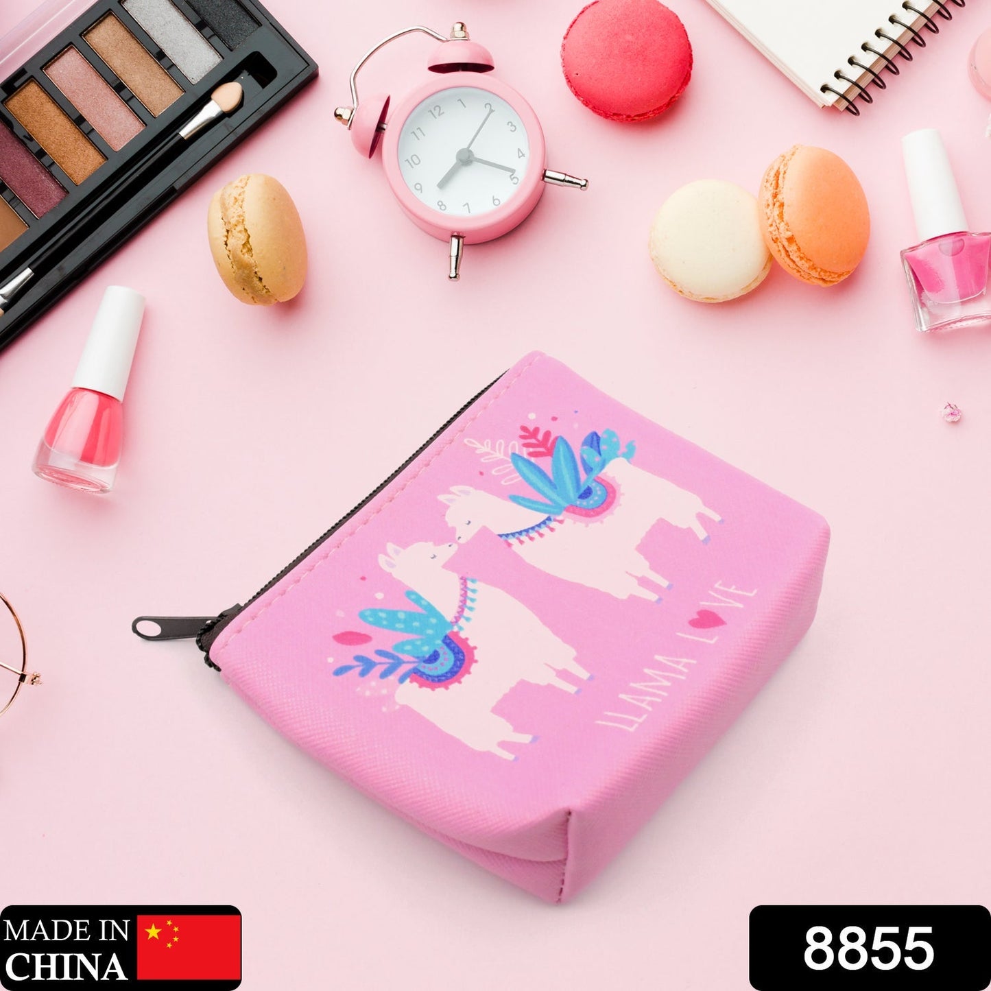 Mini Reusable Multipurpose Washable Pouch Case Travel, Boys & Girls Pouch with Zip, Cosmetic Makeup Pouch, Mini Backpack, for Travel (10x9CM) - infinityexculsivestore.com