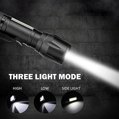 Mini Search Rechargeable LED Long Range Flashlight Emergency Light Torch - infinityexculsivestore.com