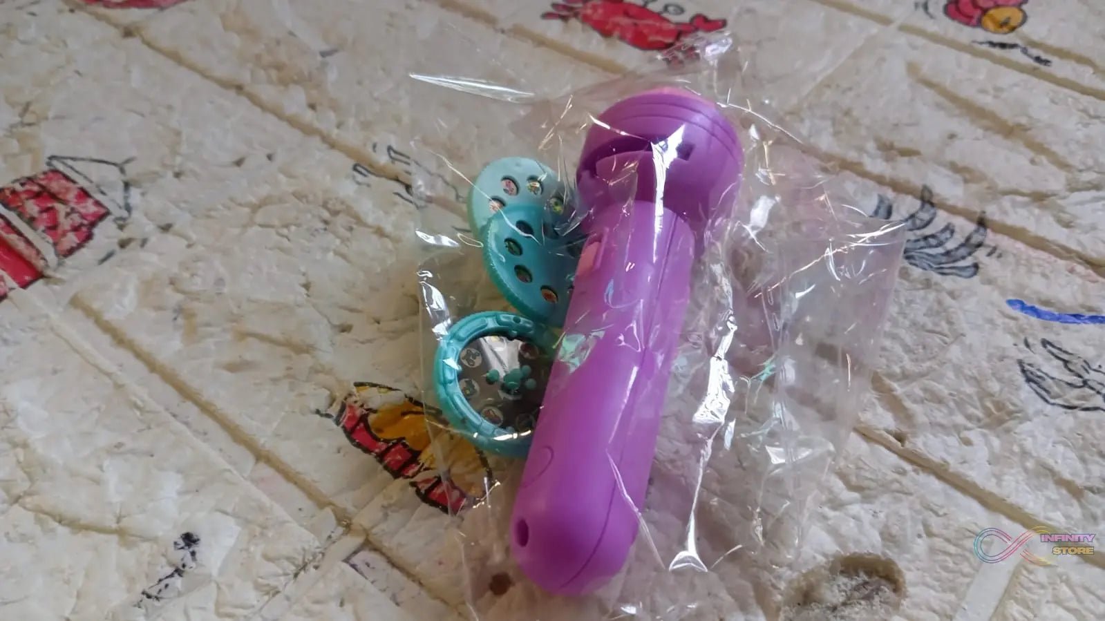 Mini Slide Projector for Kids (3 Slides): Projector Torch, Animated Patterns - infinityexculsivestore.com