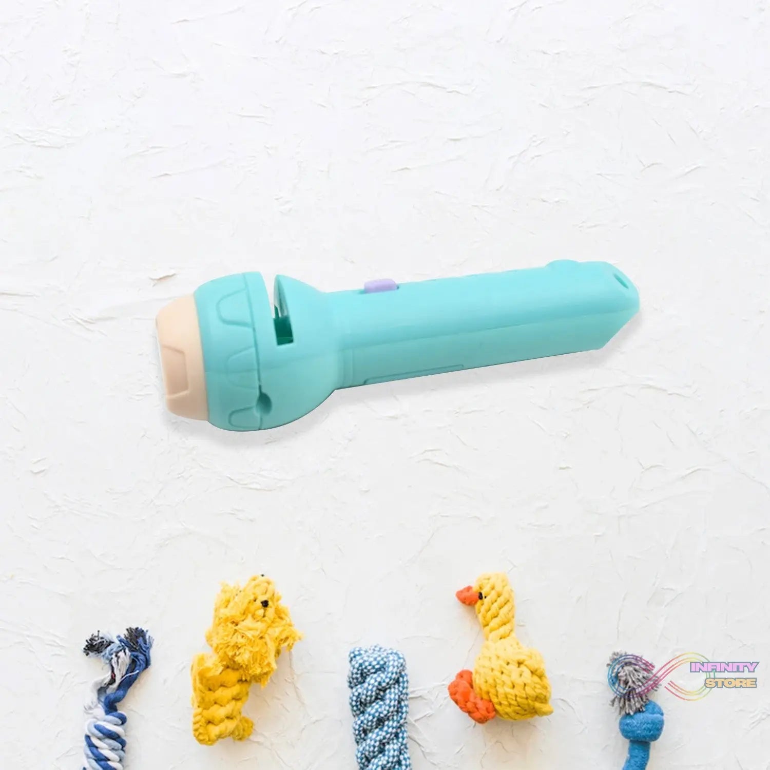 Mini Slide Projector for Kids with 3 Slide and Animated Pattern, Flashlight Torch for Kids, Projector Torch, Educational Learning Toy - infinityexculsivestore.com