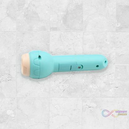 Mini Slide Projector for Kids with 3 Slide and Animated Pattern, Flashlight Torch for Kids, Projector Torch, Educational Learning Toy - infinityexculsivestore.com