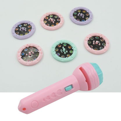 Mini Slide Projector for Kids with 6 Slide and Animated Pattern, Flashlight Torch for Kids, Projector Torch, Educational Learning Toy, Education Learning For Girls & boy - infinityexculsivestore.com