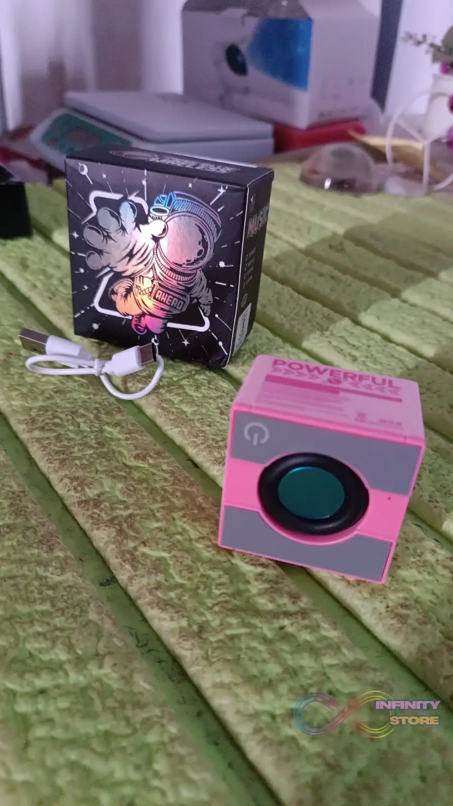 Mini Speaker Portable Wireless Speaker with Immersive Sound (1 Pc / Mix Color) - infinityexculsivestore.com