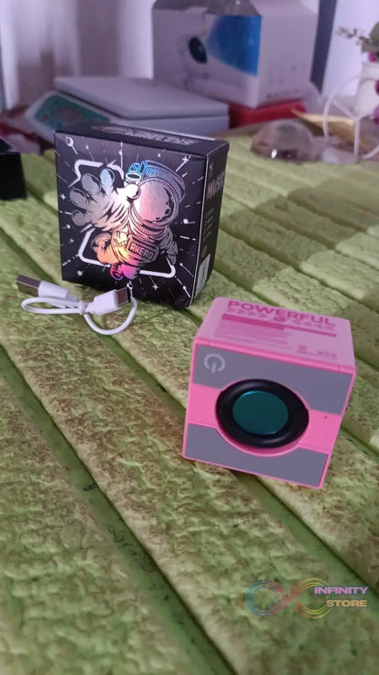 Mini Speaker Portable Wireless Speaker with Immersive Sound (1 Pc / Mix Color) - infinityexculsivestore.com