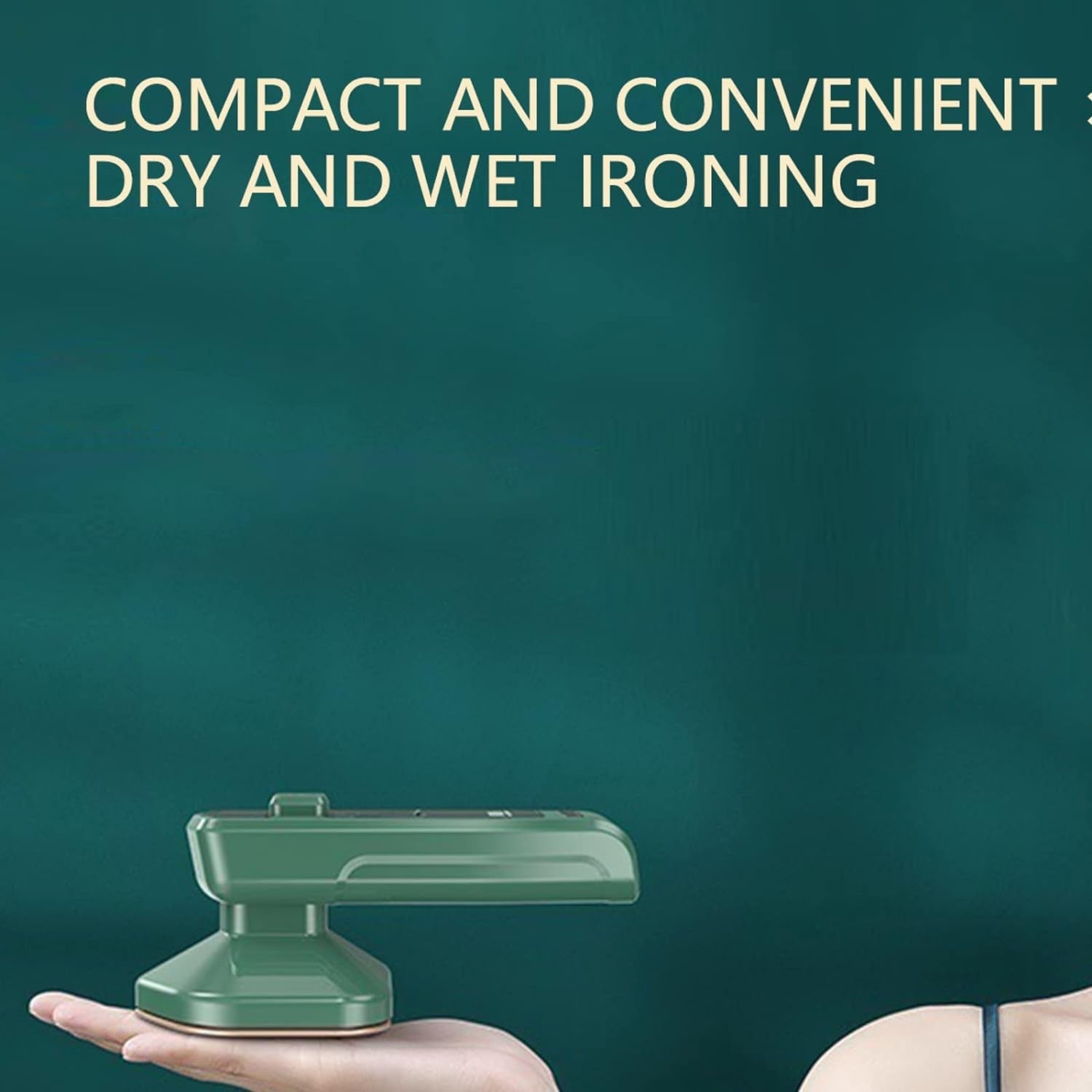 Mini Steamer & Iron: 2 - in - 1 Portable Travel Friendly - infinityexculsivestore.com