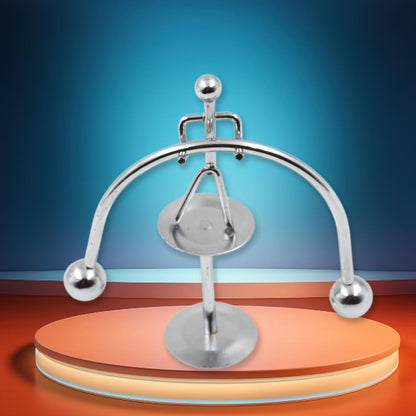 Mini Steel Balance Toy (1 Pc): Desk Decor, Perpetual Motion, Physics Toy - infinityexculsivestore.com