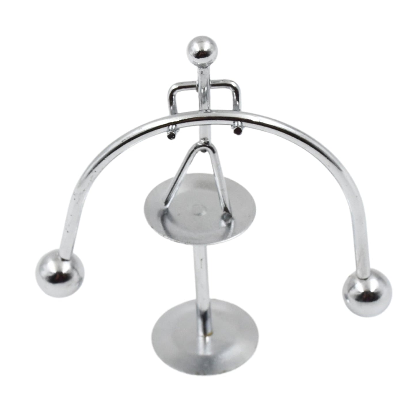 Mini Steel Balance Toy (1 Pc): Desk Decor, Perpetual Motion, Physics Toy - infinityexculsivestore.com