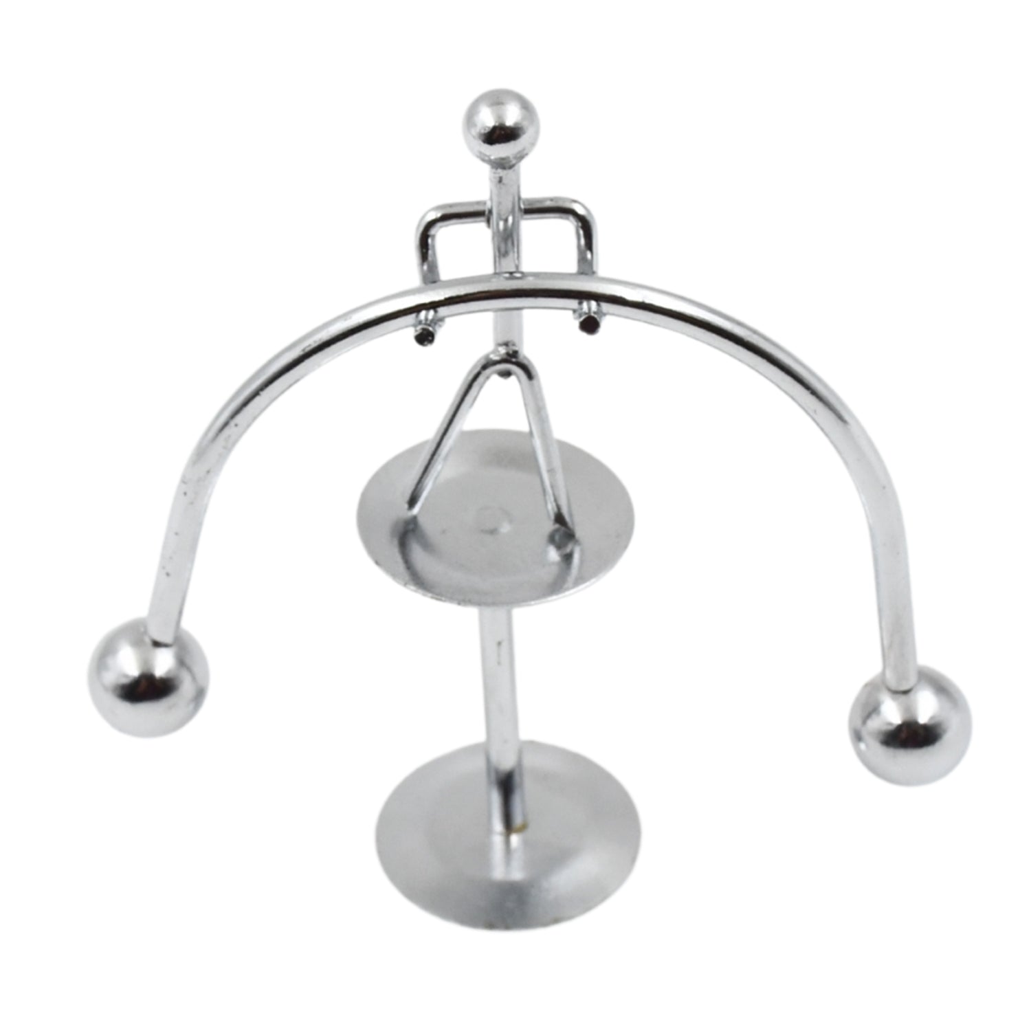 Mini Steel Balance Toy (1 Pc): Desk Decor, Perpetual Motion, Physics Toy - infinityexculsivestore.com
