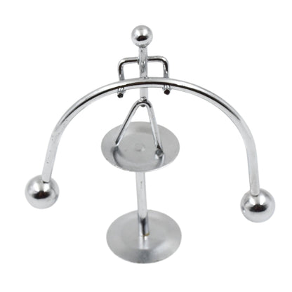 Mini Steel Balance Toy (1 Pc): Desk Decor, Perpetual Motion, Physics Toy - infinityexculsivestore.com