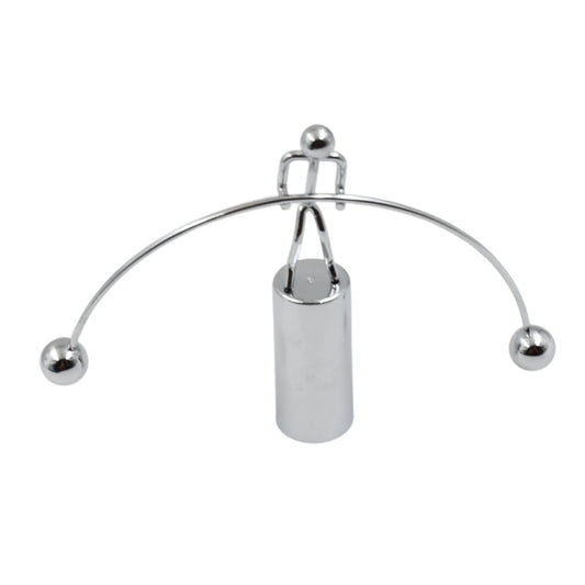 Mini Steel Balance Toy, Decoration Pendulum Newton Cradle Balance Ball Tumbler Desk Toy Metal Man Home Home Decoration Crafts - infinityexculsivestore.com