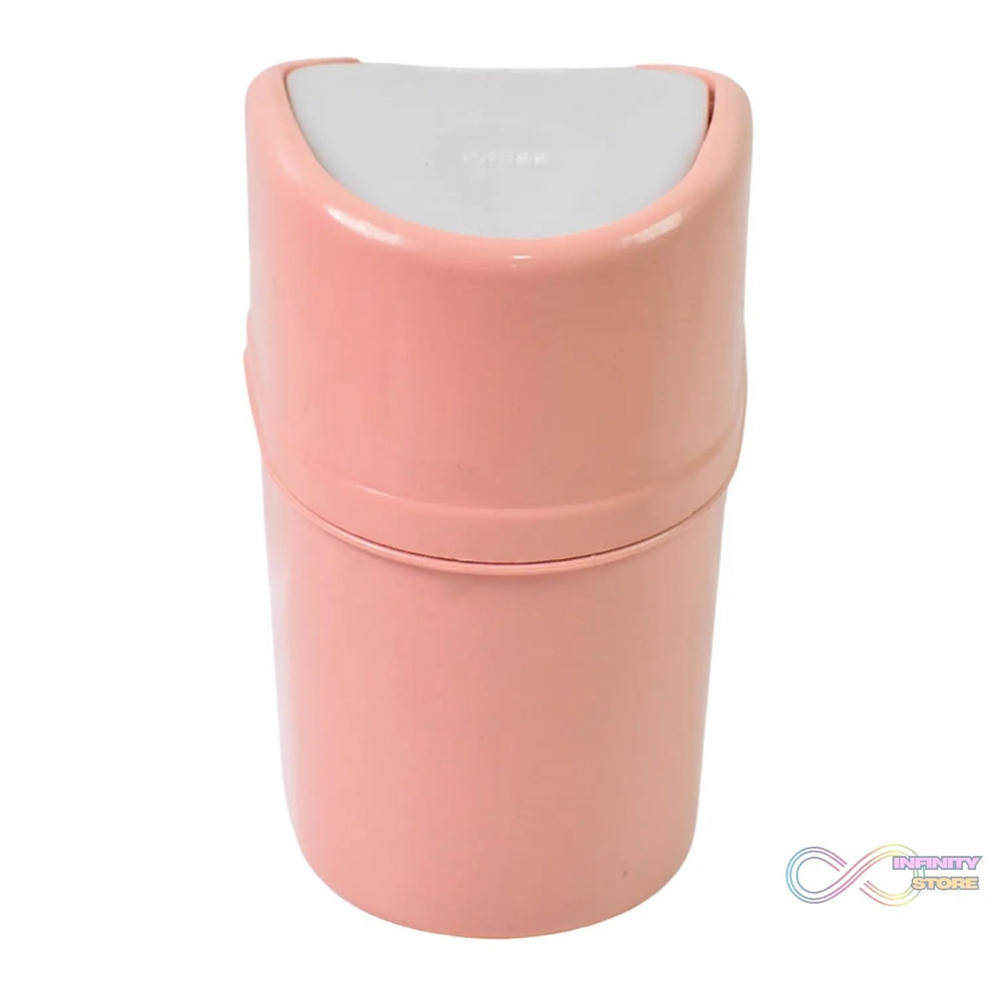 Mini Trash Can, Dustbin Plastic Garbage Can with Lid (1 Pc) - infinityexculsivestore.com