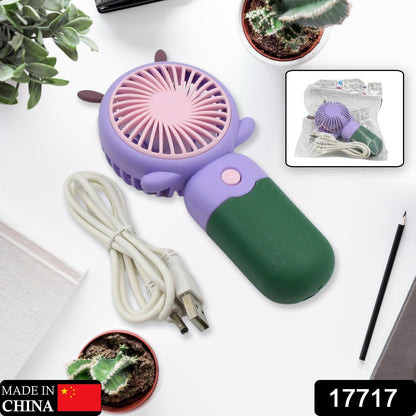 Mini USB Handheld Fan, Portable and lightweight Mini Fan for Home, Office, Travel and Outdoor Use (1 Pc) - infinityexculsivestore.com