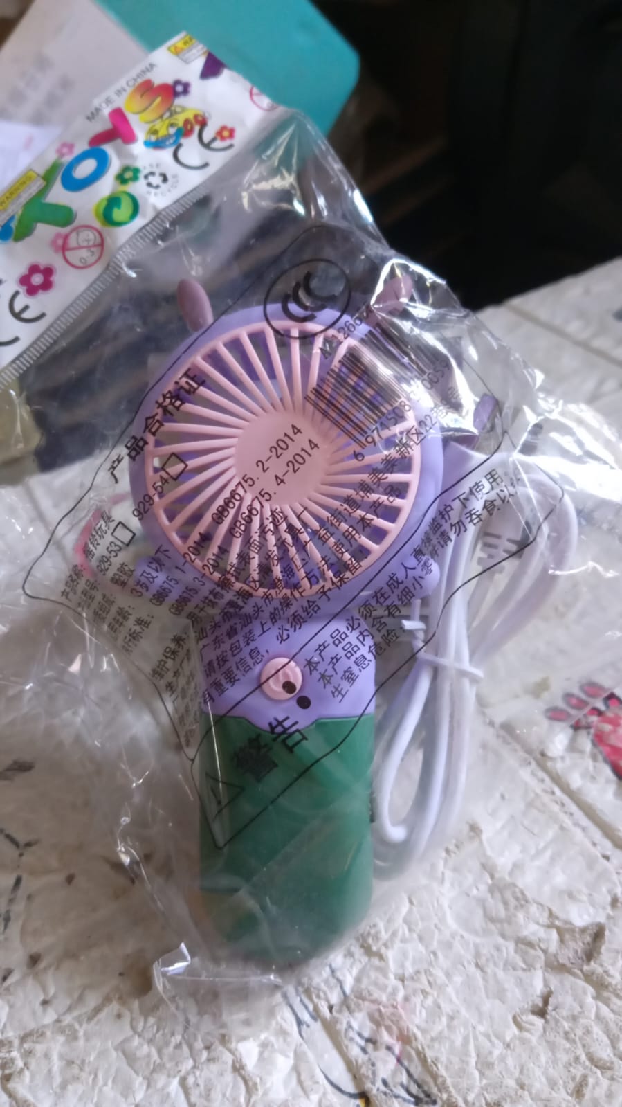 Mini USB Handheld Fan, Portable and lightweight Mini Fan for Home, Office, Travel and Outdoor Use (1 Pc) - infinityexculsivestore.com