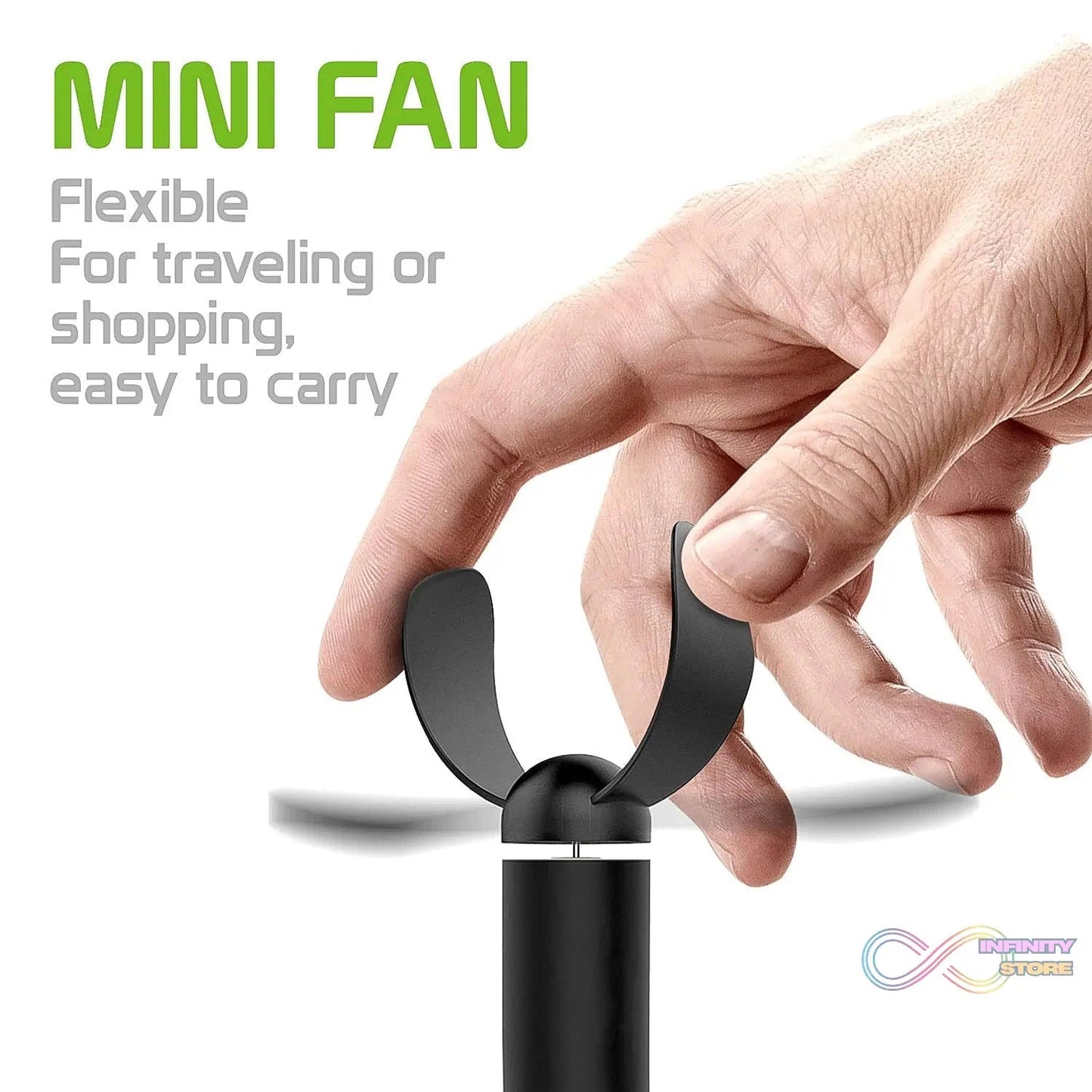 Mini USB Port Fan | Portable Mini USB Fan (1 Pc) - infinityexculsivestore.com