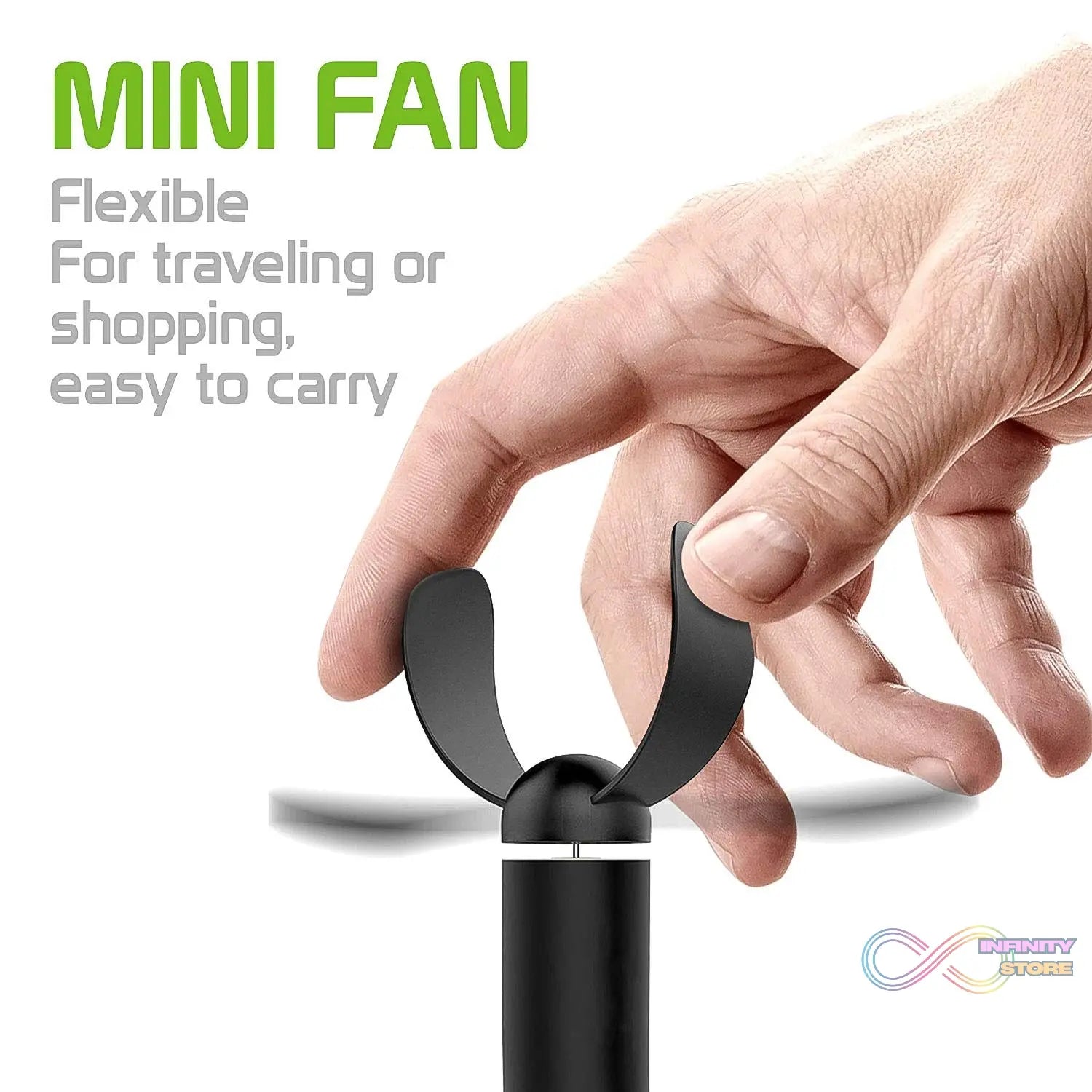 Mini USB Port Fan | Portable Mini USB Fan (1 Pc) - infinityexculsivestore.com