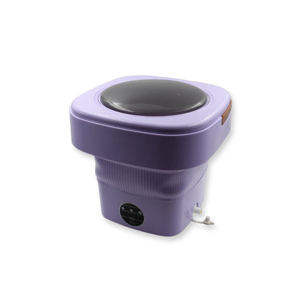 Mini Washing Machine Foldable Mini Washer with Drain Basket Portable Washing Machine Foldable for Laundry Travel Camping RV Baby Clothes - infinityexculsivestore.com