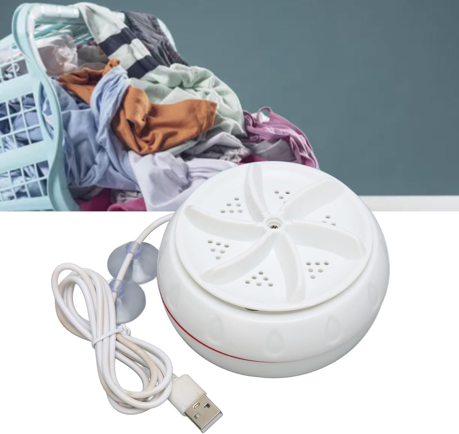 Mini Washing Machine Turbine Washing Machine Door Hinge Lightweight Turbo Washer with USB Cable For Home, Camping ,College ,Rooms Use - infinityexculsivestore.com