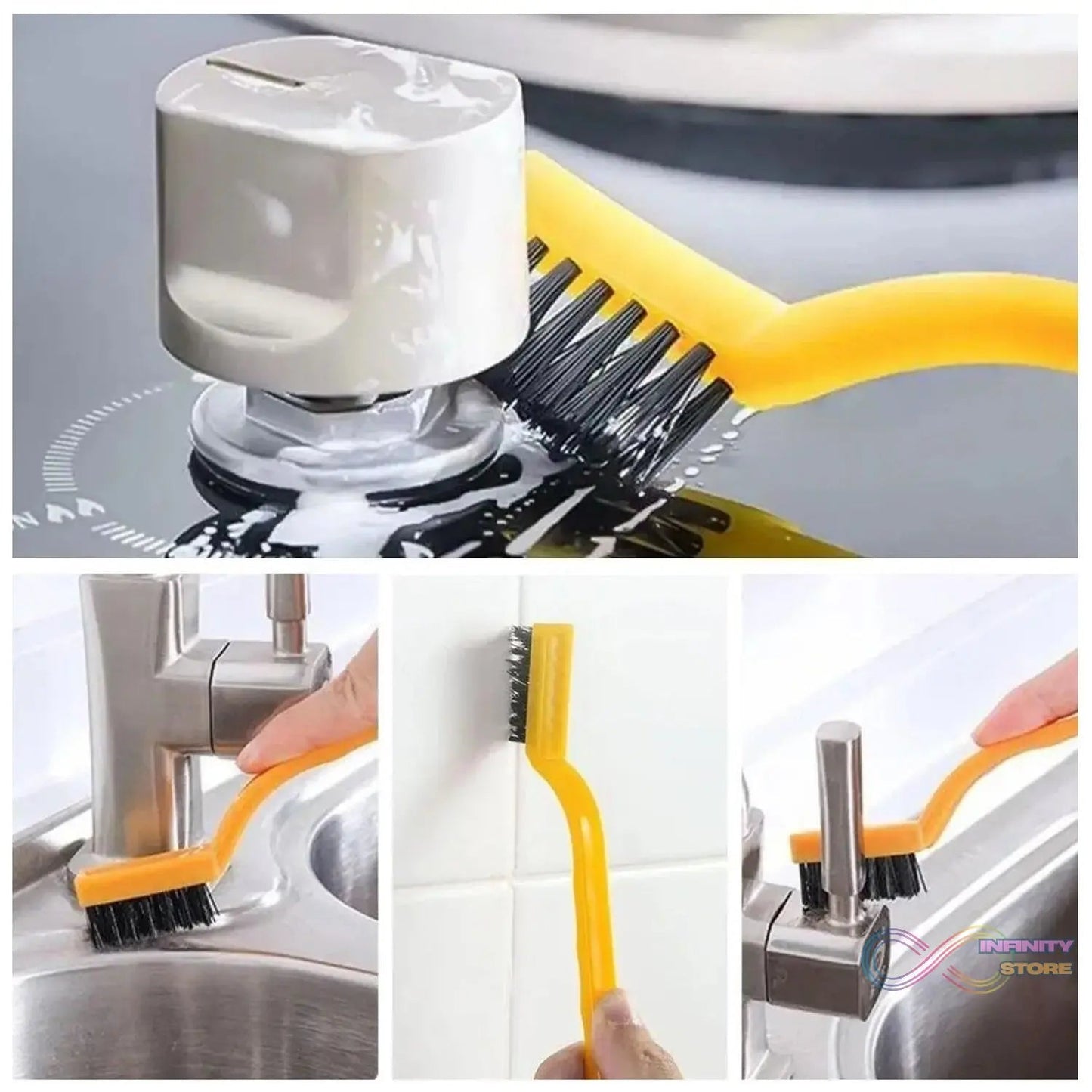 Mini Wire Brush Nylon Wire (1 Pc) - infinityexculsivestore.com