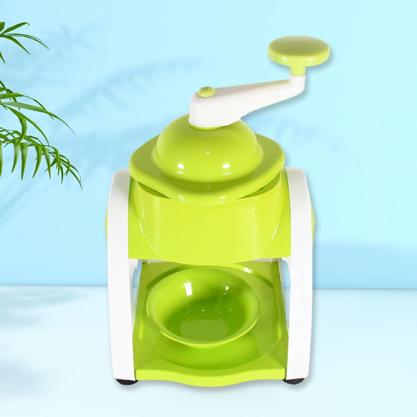 Miracle Small Plastic Ice Gola Maker Ice snowmaker Machine | Ice Crusher | Indoor Outdoor Manual With Steel Blade & Anti slip Grip (1 Pc) - infinityexculsivestore.com