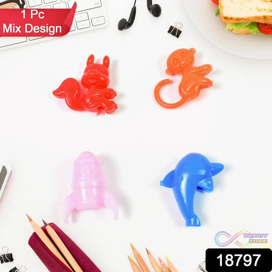 Mix Character, Monkey, Fish, Cat Pencil Top Promotional toys (1 Pc / Mix Colour & Design) - infinityexculsivestore.com