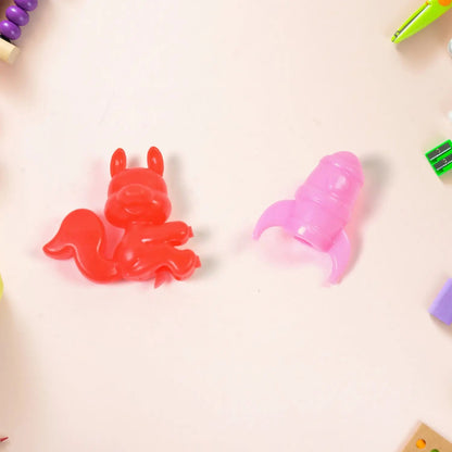 Mix Character, Monkey, Fish, Cat Pencil Top Promotional toys (1 Pc / Mix Colour & Design) - infinityexculsivestore.com