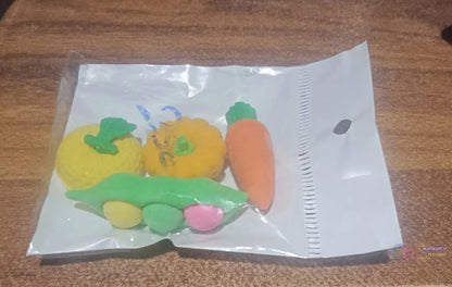 Mix Design Fancy & Stylish Colorful Erasers (1 Set / 4 Pc Set) - infinityexculsivestore.com