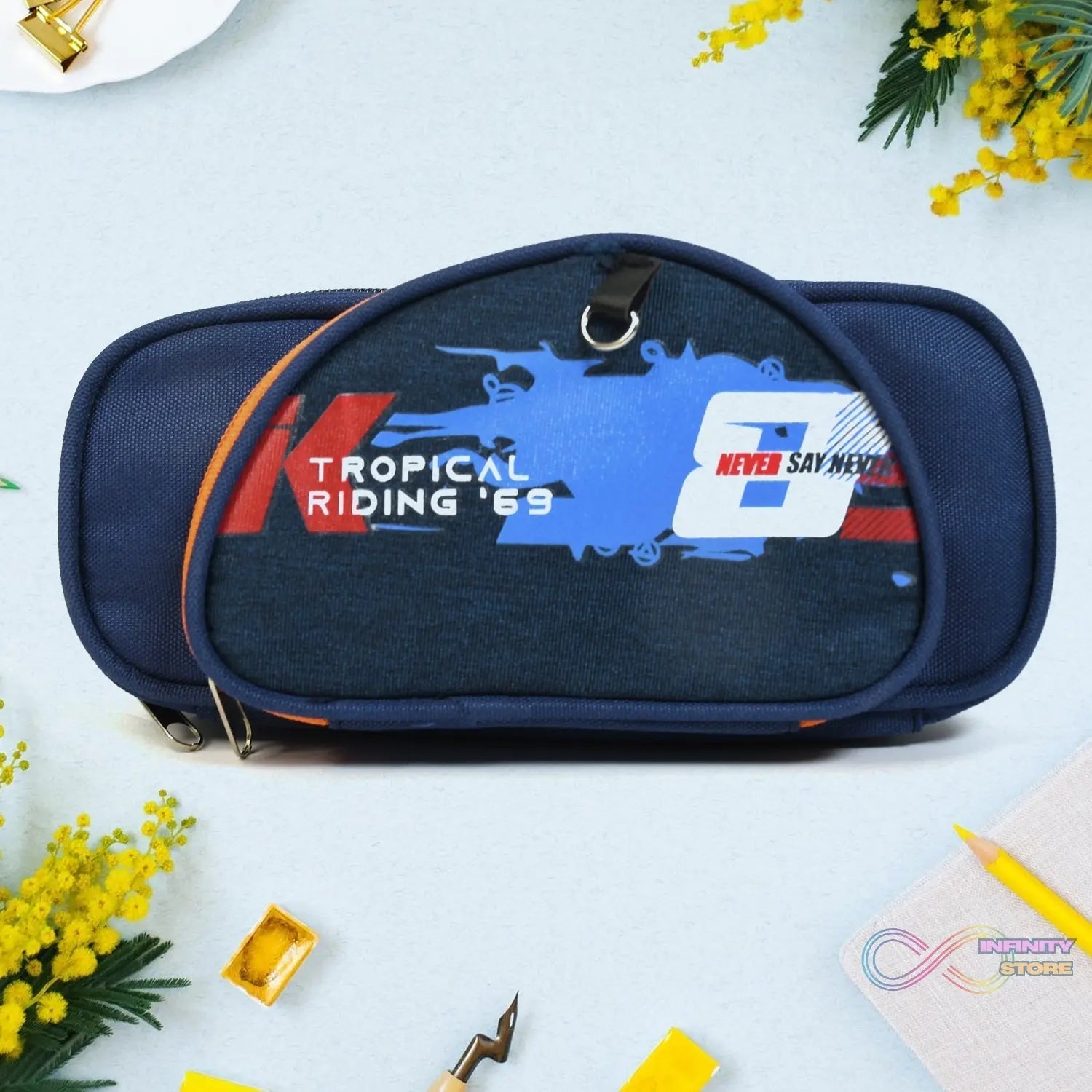 Mix Design Pouch – Stylish and Versatile Storage Bag (1pc) - infinityexculsivestore.com