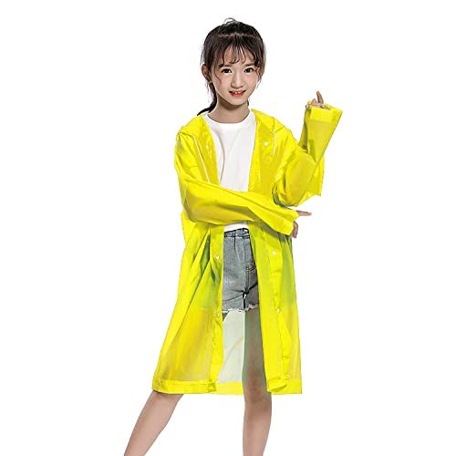 Mix Size Portable Student Rain Coat, Kid's Girl's & Boy's Outdoor Traveling Eva Material Raincoat/Rain wear/Rain Suit for Outdoor Accessory (1pc) - infinityexculsivestore.com