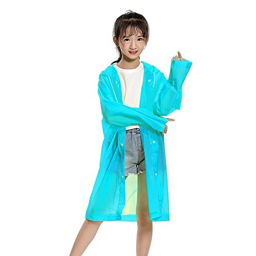 Mix Size Portable Student Rain Coat, Kid's Girl's & Boy's Outdoor Traveling Eva Material Raincoat/Rain wear/Rain Suit for Outdoor Accessory (1pc) - infinityexculsivestore.com
