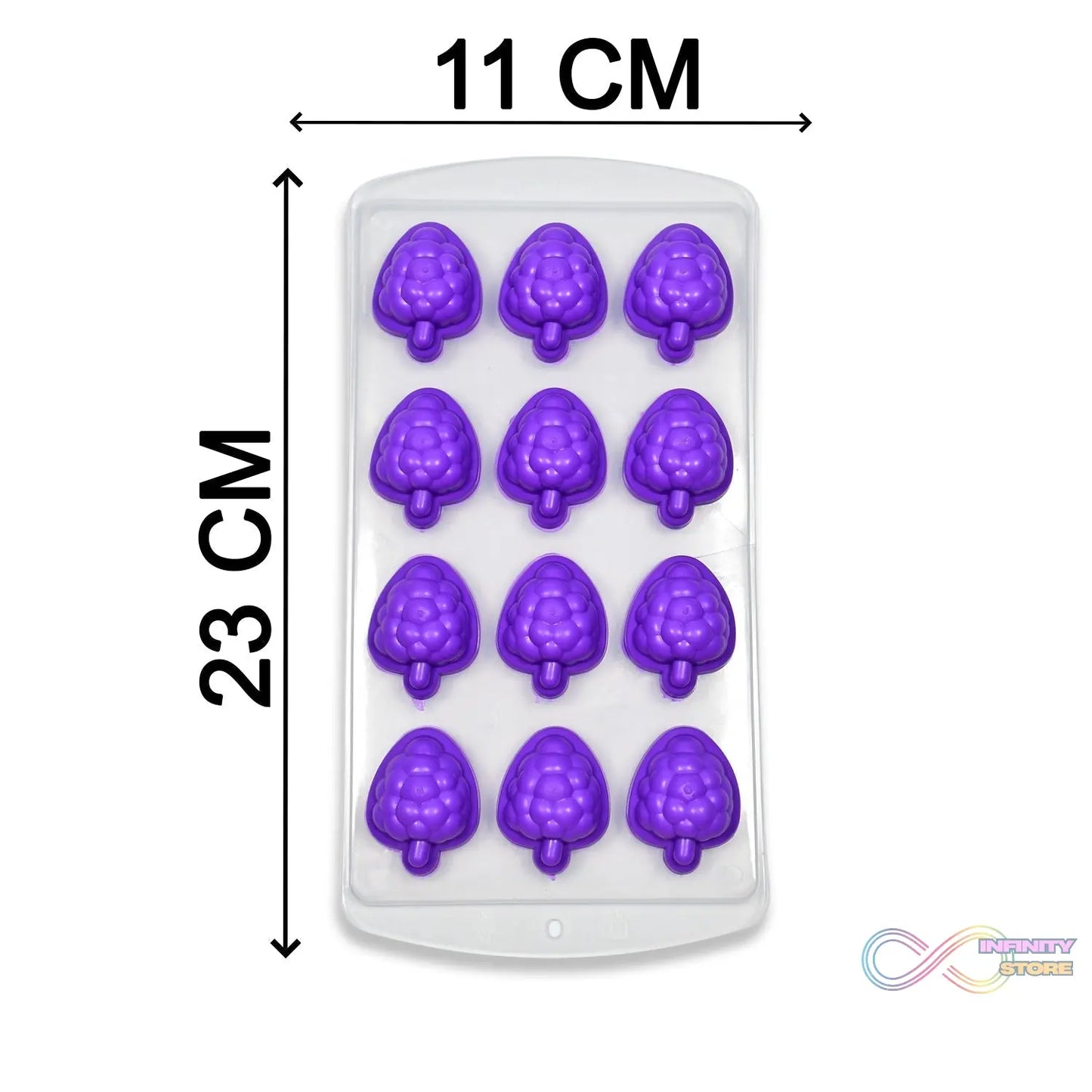 Ice trays with lid, flexible silicone for easy ice removal