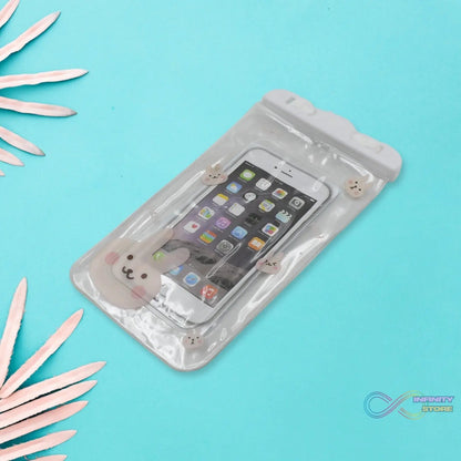 Mobile Cover Pouch Transparent Waterproof Sealed Plastic Smartphone Protective Pouch Cover/Bag for All Mobile Phones - infinityexculsivestore.com