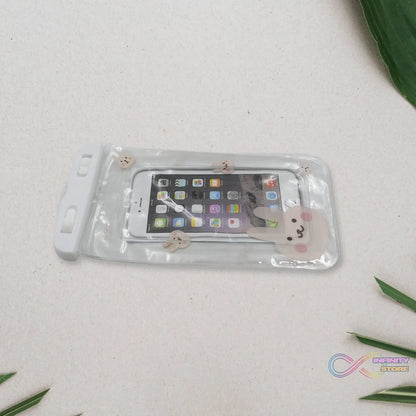 Mobile Cover Pouch Transparent Waterproof Sealed Plastic Smartphone Protective Pouch Cover/Bag for All Mobile Phones - infinityexculsivestore.com