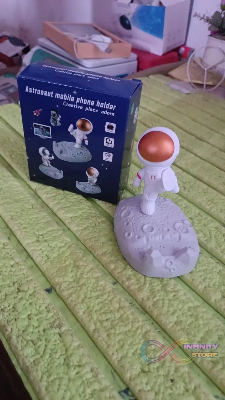 Mobile Holder Astronaut Phone Stand Planet Creative Fun 3D Design (1 Pc / Mix Design) - infinityexculsivestore.com