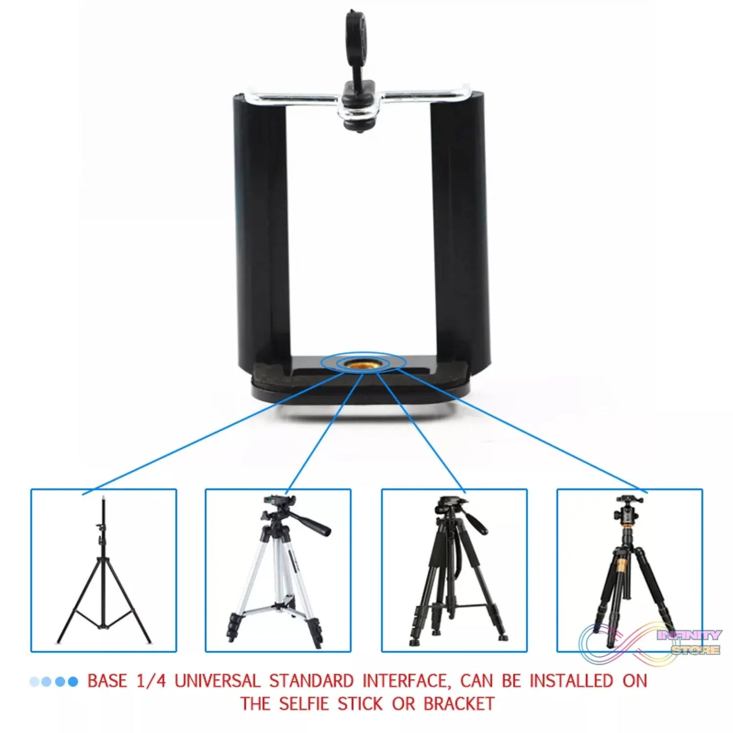 Versatile mobile holder for stable shots