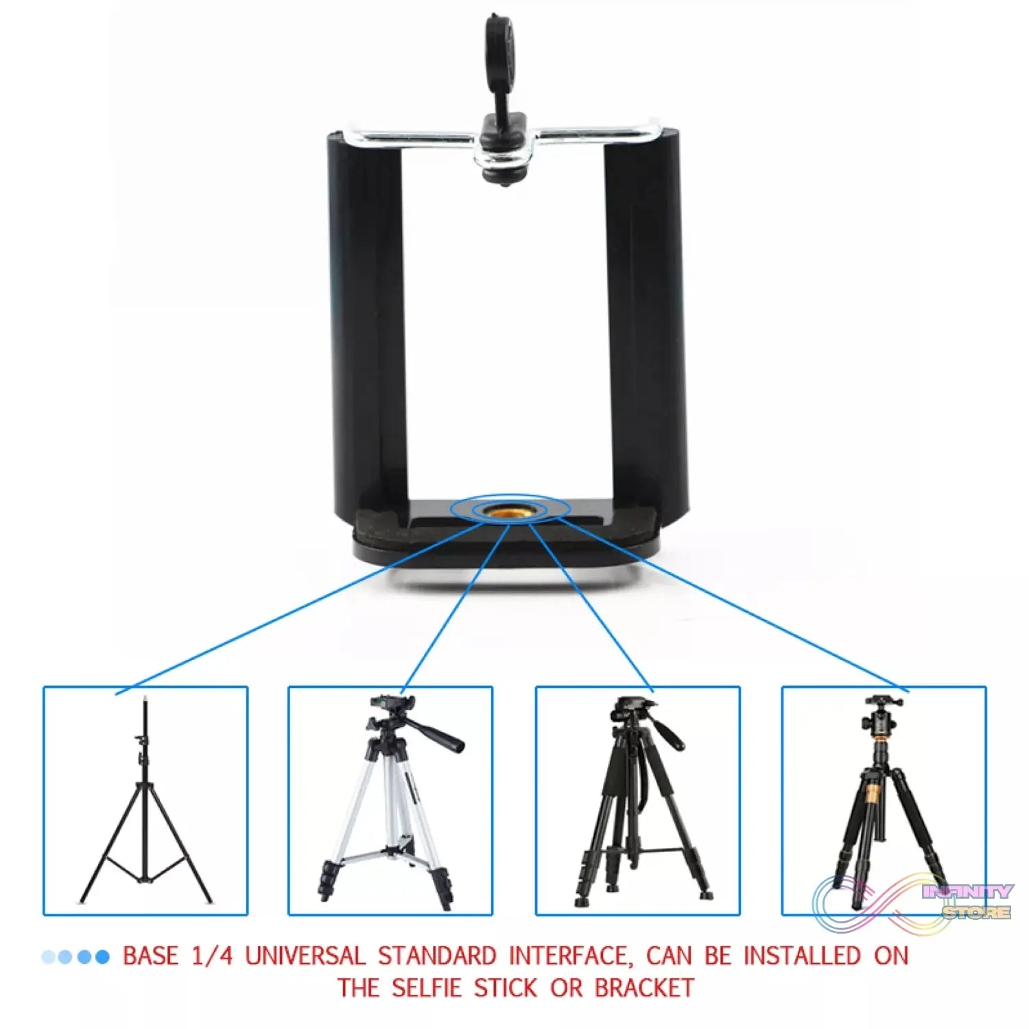 Versatile mobile holder for stable shots