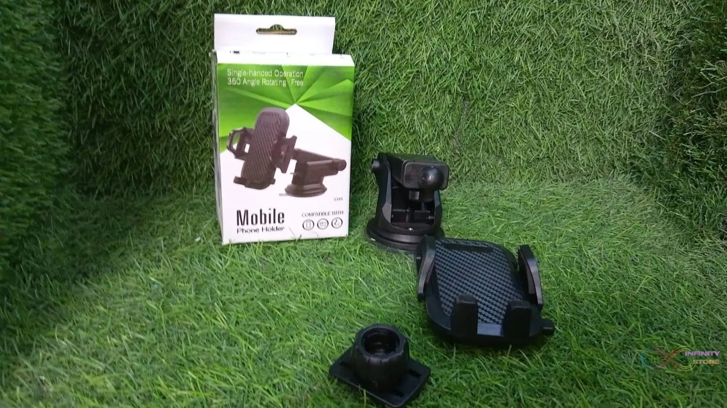 Mobile Phone Holder for Car Mobile Phone Holder Dashboard Windscreen 3 in 1 Smartphone Holder Car - infinityexculsivestore.com