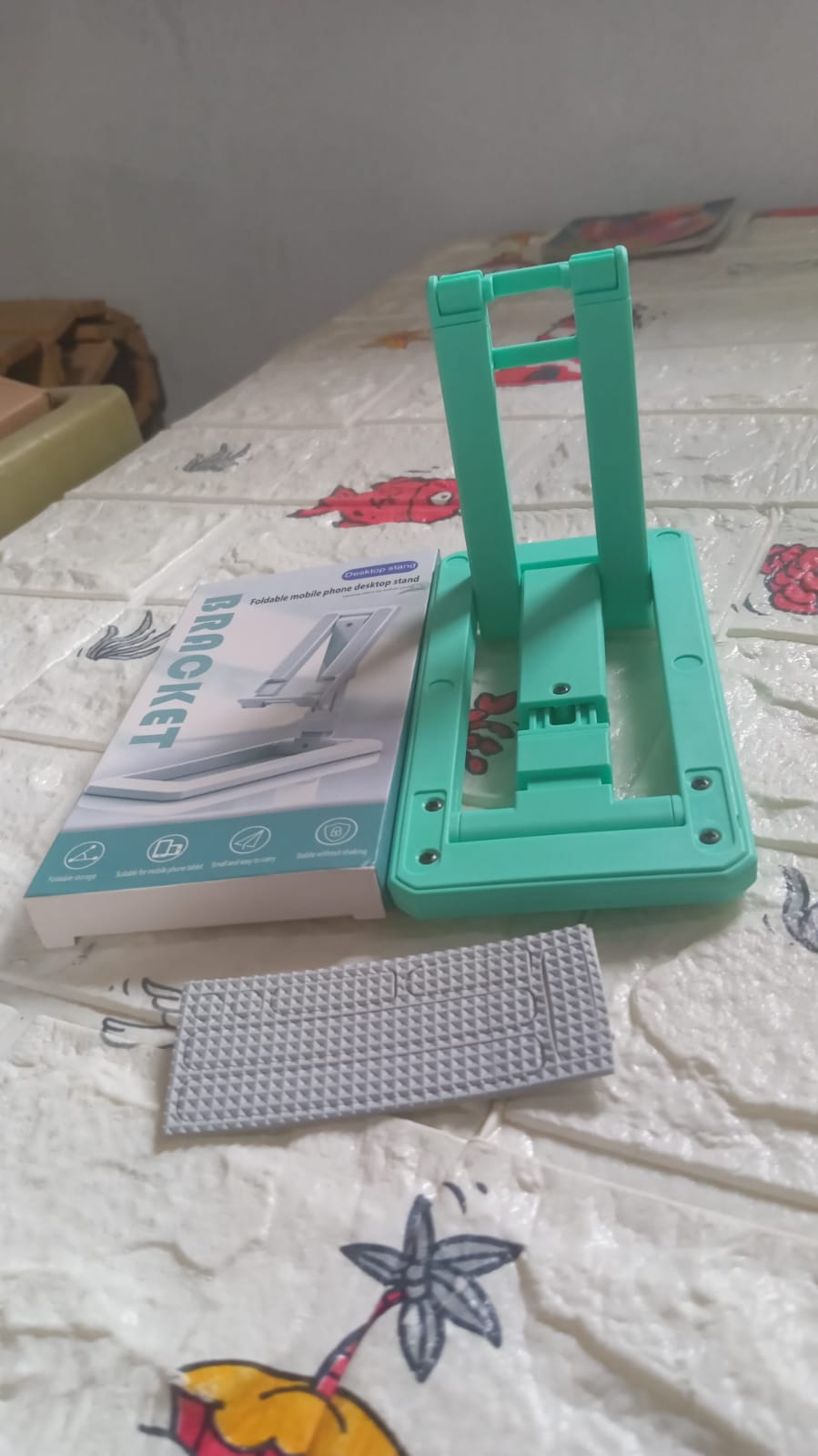 Mobile Phone Stand Mobile Phone Holder Table Adjustable Angle Height Foldable Non - Slip Sturdy Mobile Phone Holder Desktop Phone Holder for All Smartphones - infinityexculsivestore.com