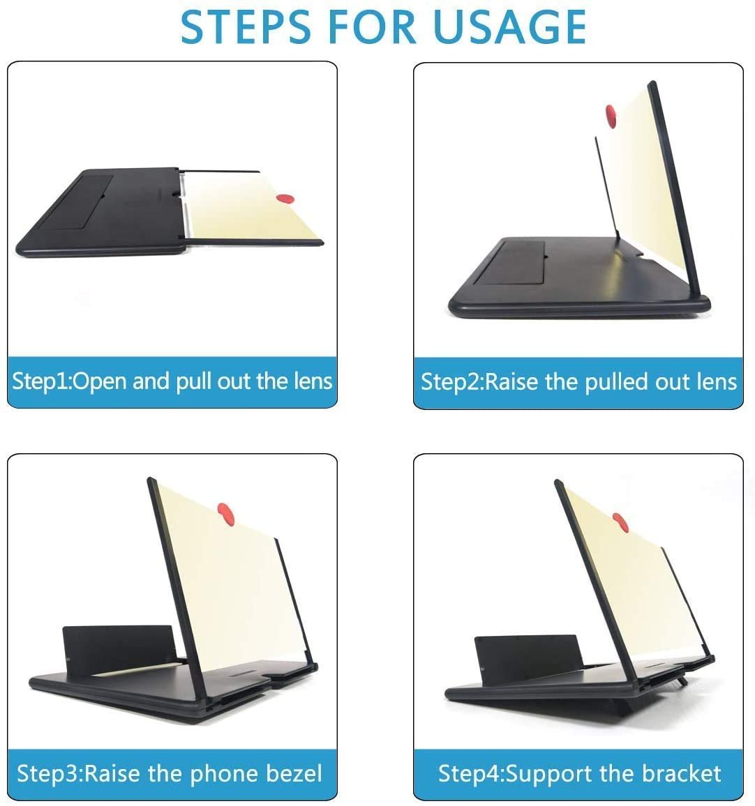Mobile Phone Video Screen Magnifier Amplifier for Eyes Protection - infinityexculsivestore.com