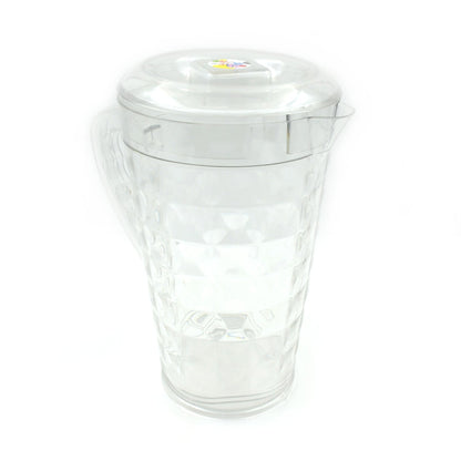 Mocktail Pet Jug Plastic Jug With lid, Drinking Beverage Jag, Transparent Tableware Reusable BPA Free, Plastic Water jug for Home use, Perfect for Home, Restaurants - infinityexculsivestore.com
