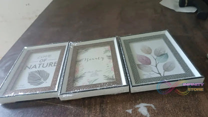 Modern Plastic Picture Frame Photo Holder (1 Pc / Mix Color & Design / 15×12 Cm) - infinityexculsivestore.com