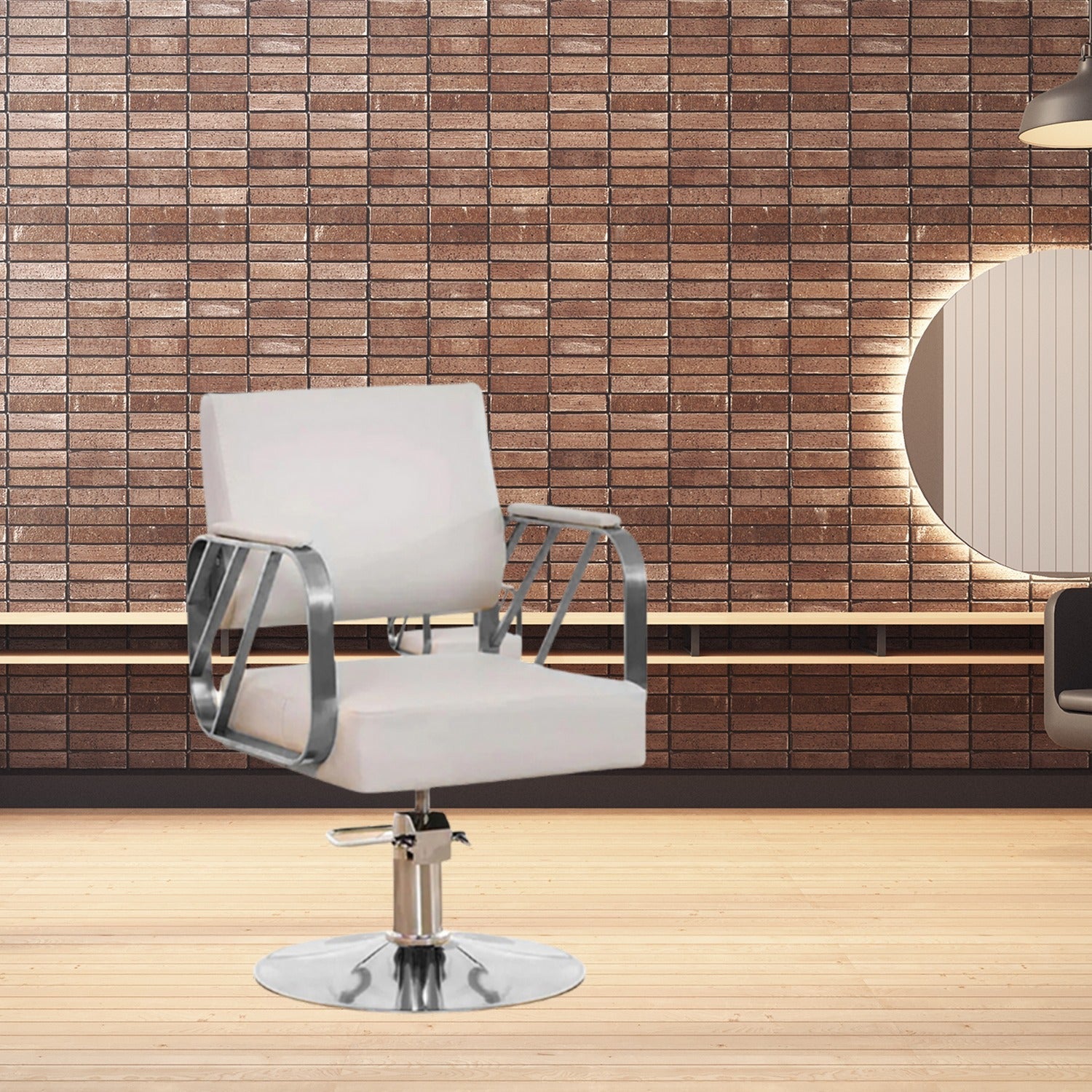 Modern Regular Chair with Hydraulic Lift for Home Office Hotel Cafe Chair (1 Unit Silver & Gold) - infinityexculsivestore.com