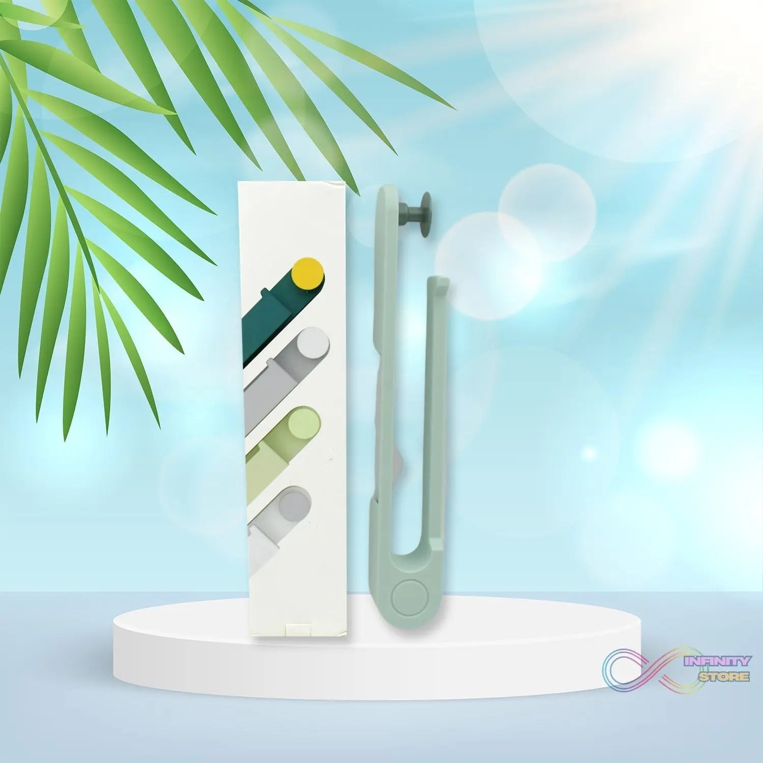 Modern Wall Rack: Round Hook Towel Holder (Durable Plastic, 1 Pc) - infinityexculsivestore.com