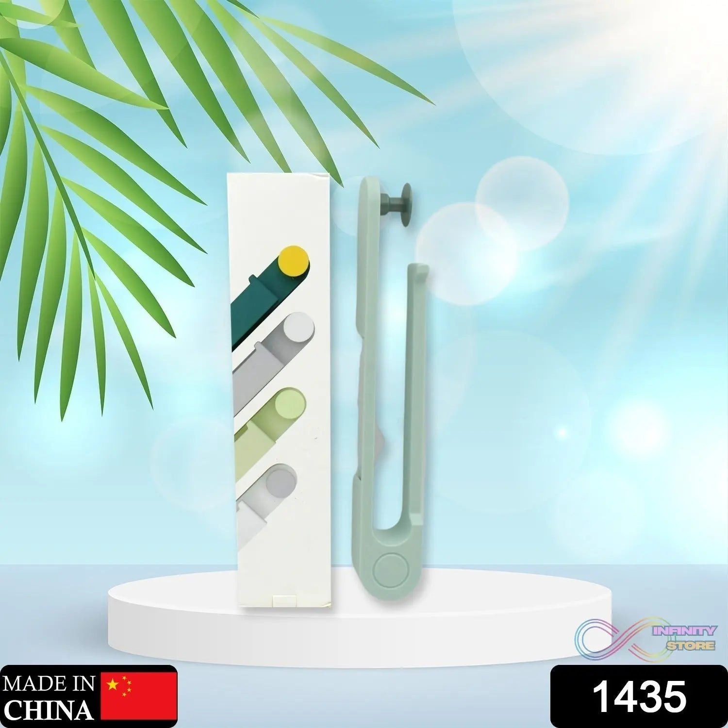 Modern Wall Rack: Round Hook Towel Holder (Durable Plastic, 1 Pc) - infinityexculsivestore.com