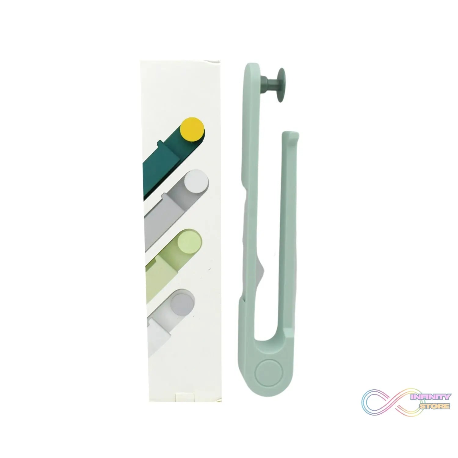 Modern Wall Rack: Round Hook Towel Holder (Durable Plastic, 1 Pc) - infinityexculsivestore.com